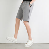 Men Bermuda Shorts Suit Shorts Men's Summer Loose Outer Wear Middle Pants Solid Color Casual Suit Pants Men's Fifth Pants