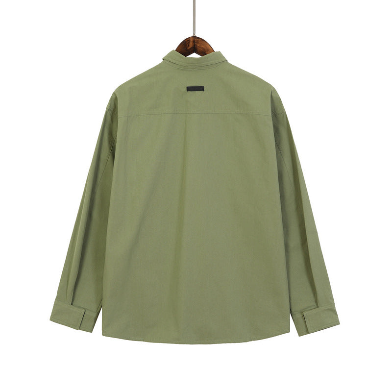 Fog Fear of God Coat Season 7 Casual Long-Sleeved Shirt Fog Men and Women Couple Jacket Shirt