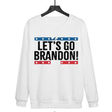 Let's Go Brandon T Shirt Summer English Letter Crew Neck Sweater