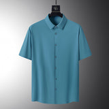 USPA Shirts Short Sleeve plus Size Shirt Men's Business Shirt Polo Shirt