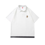 2022 Summer Man T Shirt Bear Embroidery Polo Shirt