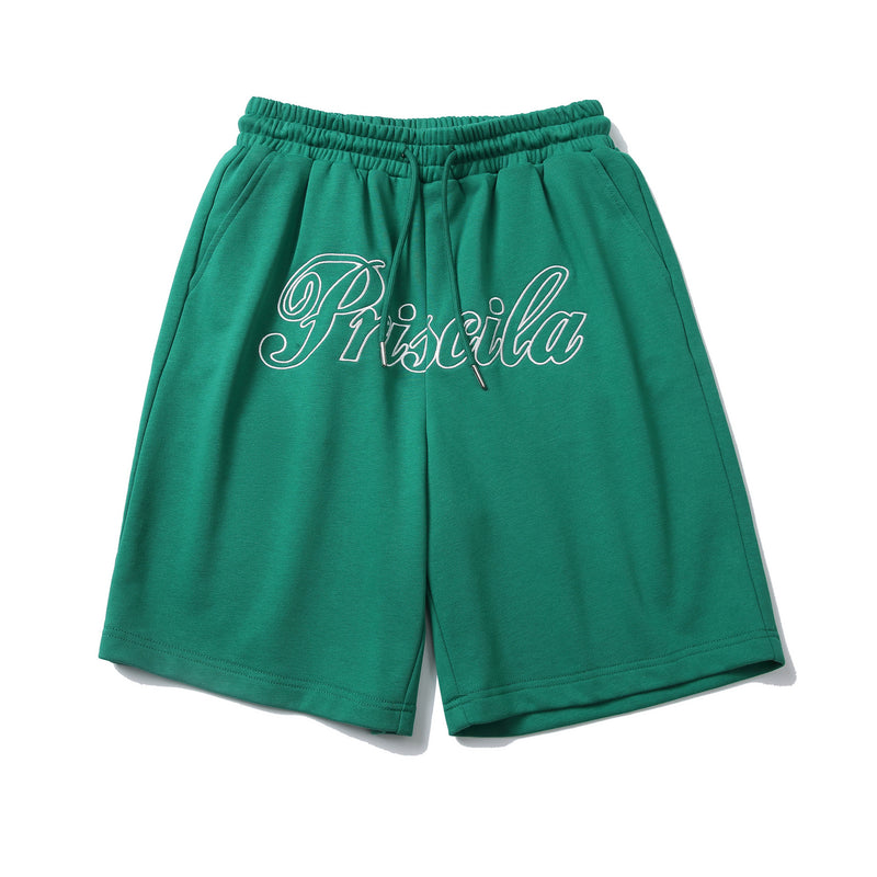 2022 Summer Man T Shirt Letter Embroidered Sports Shorts