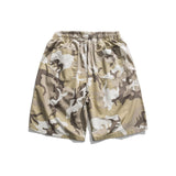 Men Shorts Men's Clothes Summer Wear Vintage Men's Shorts Casual Loose Camouflage Multi-Pocket Work Pants Shorts