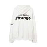 Mens Fall Outfits Portrait Printing Terry Hooded Sweater Couple Loose Top