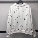 Early Spring Full-Body Printed Palm Printed Pullover Hooded Sweater