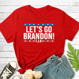Let's Go Brandon T Shirt Men's and Women's Short-Sleeved T-shirt Short-Sleeved Top