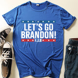 Let's Go Brandon T Shirt Short Sleeve Men's and Women's T-shirt Top