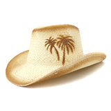 Wester Hats Men's Straw Cowboy Hat Western Cowboy Hat Outdoor Beach Sun Protection Sun Hat