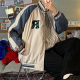 Varsity Jacket For Men Baseball Jackets Spring and Autumn Jacket Male Loose-Fitting Coat Top