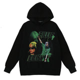 Men's Fall Outfits Printed Sweater Men's and Women's Oversize Loose Street Top