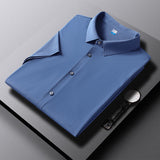 USPA Shirts Short Sleeve plus Size Shirt Men's Business Shirt Polo Shirt