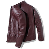 1970S East West Calfskin Motorcycle Jacket, Men's Leather Coat Spring and Autumn Leather Jacket Coat