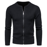 Men's Autumn Men's Knitwear Solid Color Cardigan Outerwear Sweater Men Winter Outfit Casual Fashion