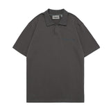Fog T Shirt Summer Logo Polo Shirt Loose Short Sleeve Tshirt fear of god