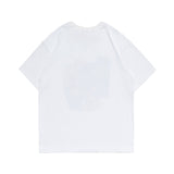 Men T Shirt Summer Casual Tops Men's Clothes Summer Wear Vintage Men's round Neck Short Sleeve Casual Loose Cartoon Printed T-shirt