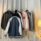 Varsity Jacket For Men Baseball Jackets Spring and Autumn Jacket Male Loose-Fitting Coat Top