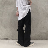 Harajuku Clothing Men Classic Retro Pants Straight Leg Pant Summer Casual Pants Men and Women Wide Leg Pants Trousers