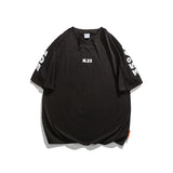 Men T Shirt Summer Casual Tops Men's Short-Sleeved T-shirt Men's Trendy Harajuku Style Digital Printing Loose Cotton Crew Neck