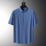USPA Shirts Short Sleeve plus Size Shirt Men's Business Shirt Polo Shirt