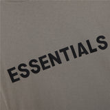 Fog Essentials Long Sleeve round Neck Sweatshirt Double Line Stereo Glue Lettered Casual Long Sleeve