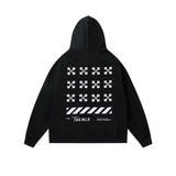 Autumn And Winter Sunset Flamingo Arrow Hooded Sweater For Men And Women
