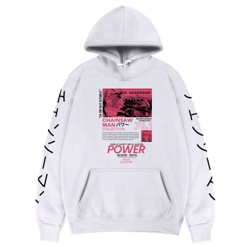 Chainsaw Man Hoodie Anime Pava Creative Sweater