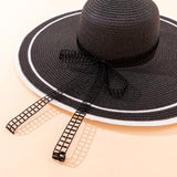 Fedora Golf Hats Summer Satin Women's Dome Straw Hat
