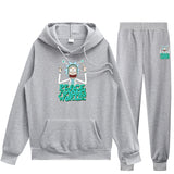 Rick and Morty Tracksuit Pullover Hoodie Sweatshirts Printed Sweater Suit Men's Anime Leisure Comfortable Clothing