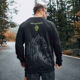 Men plus Size Sweatshirt Autumn Winter Sweater Personalized Printed Men's Casual Pullover plus Size Sweater