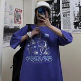 Harajuku Clothing for men T-shirt Classic Shirts Summer Printed Loose Short Sleeve T-shirt