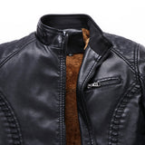 1970 East West Leather Jacket Washed Leather Jacket Coat Autumn And Winter PU Leather Clothing 3D