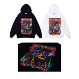 Men Fall Outfits Hooded Sweater Loose Sports Hoodie Coat