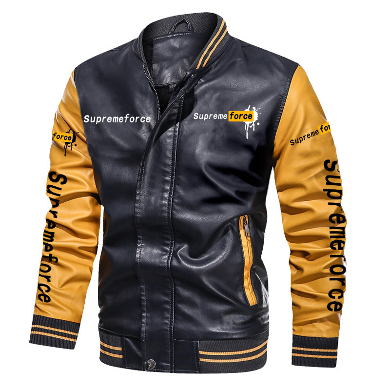 1970 East West Leather Jacket Supremeforce Leather Men's Motorcycle Men's plus Size