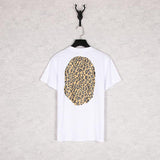 A Ape Print T Shirt Summer Leopard Print Short Sleeve T-shirt