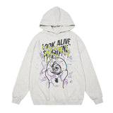 Men Fall Outfits Spring and Autumn Pullover Hoodie Oversize Coat