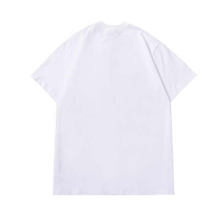 Justin Bieber Drew House T shirt Smiley Little Dinosaur Men and Women Couple Loose Cotton Crew Neck Short Sleeves T-shirt