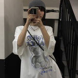 Harajuku Clothing Men's Tshirt Classic Retro Shirts Summer Vintage Letter Print Short Sleeve T-shirt Men's and Women's Tops