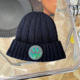 Women Beanies Autumn and Winter Smiling Face Woolen Cap Female Couple Knitted Cold Cap