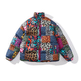 Men Fall Outfits Winter Thickened Paisley Cotton-Padded Coat Warm Coat