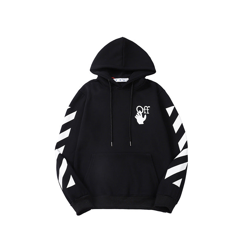 Autumn And Winter Velvet Padded Hooded Sweatshirt Men And Women