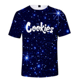 Cookies Shirt Cookies Cookies Starry Sky 3D Short Sleeve T-shirt