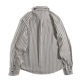 Men Shacket Long Sleeve Autumn Shirt Autumn Vertical Striped Shirt Men