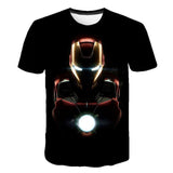 ARC Reactor Iron Man T Shirt Iron Man round Neck Printing