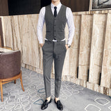 Men's Dress Vests Business Waistcoat Men's Suit Vest Slim Fit