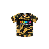 A Ape Print for Kids T Shirt Camouflage T-shirt Cartoon Men and Women Short Sleeve