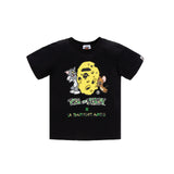 A Ape Print for Kids T Shirt Summer Children Cotton Children's Short Sleeve T-shirt