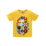 A Ape Print for Kids T Shirt Summer Fashion Brand Short Sleeve T-shirt