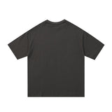 Men T Shirt Summer Casual Tops Men's Clothes Summer Wear Retro Men's round Neck Short Sleeve Casual Loose Cartoon Bear Women's T-shirt