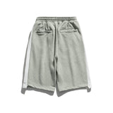 Men Pants Men's Clothes Summer Wear Vintage Men's Shorts Casual Loose Contrast Color Embroidery Sports Shorts
