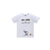A Ape Print for Kids T Shirt Children's Short-Sleeved T-shirt Stitching Hip Hop Men and Women